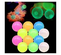 Palline adesive che si illuminano al buio, palline adesive per soffitto, si illuminano al buio, palline da soffitto fosforescenti, per bambini e adulti (12 pezzi)