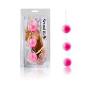 Palline Anali e Vaginali Baile - ABS, 3 Sfere, 20 cm, Rosa