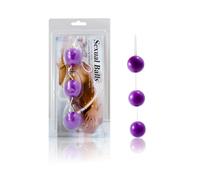 Palline Anali Vaginali Baile - ABS, 3 Sfere 34 mm, Lilla