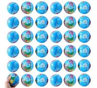 Palline antistress, 36 pezzi, sfera del mondo, 5 cm, palla antistress, palline antistress, mini globo, per bambini, adulti