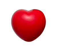 Palline antistress, a forma di cuore, per esercizi di , per alleviare ansia, agitazione, tensione, gestione della rabbia e dello stress, 7 x 6,5 cm