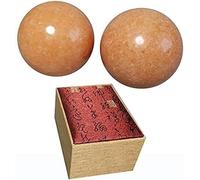 Palline antistress per adulti, 2 pezzi, in giada naturale, per esercizi di salute e stress, per esercizi cinesi