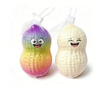 Palline antistress Squeeze Cube, glitter dumpling Squishy, realistiche piccole perle, antistress, per rilassarsi e alleviare l'ansia (stile 23)