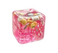 Palline antistress Squeeze Cube, glitter dumpling Squishy, realistiche piccole perle, antistress, per rilassarsi e alleviare l'ansia (stile 27)