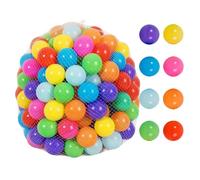 Palline Baby Pit | Colori Vivaci Palline da Piscina - Giocattoli Riutilizzabili 50 Pezzi Giochi per Bambini Casa Gioco Festa Compleanno Piscina Recinto Area Giochi