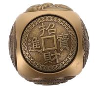 Palline Baoding in Ottone Oro per Esercizio Manuale | Sfera Classica Stile Feng Shui, per Flessibilità e Coordinazione, Look Vintage per Ambiente Lavoro