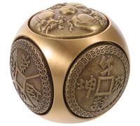 Palline Baoding in Ottone per Esercizio della Mano, Oro | Coppia a Sfere, Stile Vintage Feng Shui Classico, per Coordinazione e Training Manuale