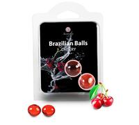 Palline brasiliane cherry set 2 palline