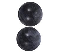 Palline Cinesi Bao Ding Jade 2 Pezzi Pietra Nera per Mani | Uso da Scrivania e Ufficio, Superficie Liscia, Terapia Calda o Fredda, per Seni Atti e Muscoli del Palmo Colore Casuale