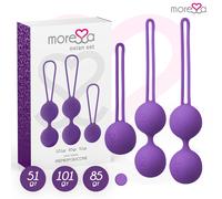 Palline Cinesi Kegel Moressa Osian Set - Silicone, Lilla