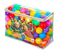 Palline Colorate per Piscina, Set da 100 Pezzi, con Sacca di Trasporto, Multicolore