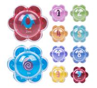 Palline Con Numeri Per Vasca Da Bagno - ABS, Set Da Gioco Sensoriale Per Piscina Con Doccia Per Bambini, Impermeabile | Giocattolo Con Palla Con Numeri Galleggianti Per Esplorazione Matematica Per Il