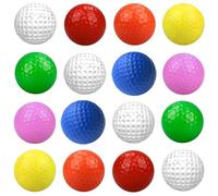 Palline da Allenamento da Golf con Fossette,Palline da Golf Morbide,Palle da Pratica,Aiuti per Allenamento,Adatto per la Pratica Indoor,Casa,Ufficio e Outdoor Cortile,16 pezzi