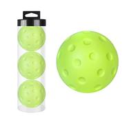 Palline da allenamento silenziose da pickleball, 3 palline da pickleball per interni cave e morbide, da 74 mm a basso rumore | Sfera di perforazione silenziosa di lunga durata