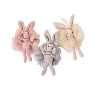 Palline da Bagno a Forma di Coniglio 3 Pezzi in Peluche | Pp Cotone, Uso Casa e Viaggio, Morbidezza Piacevole, Soluzione Salvaspazio per Appenderle Stile Casuale