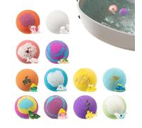 Palline da Bagno dei Bambini,Dodici Pezzi Effervescenti Delicati Rinfrescanti,Palline da Bagno Regali da Calza per Bambini | Per Adolescenti Famiglia Amici Ragazzi Maschi Femmine e Figlia