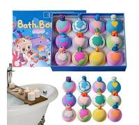 Palline da bagno per bambini, 12 pezzi, delicate e rinfrescanti , colorate, per adolescenti, famiglia, amici, bambini e ragazze