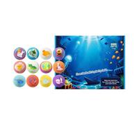 Palline da Bagno per Bambini 12 Pezzi Detergente Naturale Rilassante per la