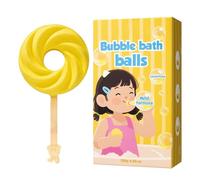 Palline da bagno per bambini, compresse effervescenti a forma di lecca-lecca con profumo, realizzate a mano, per vacanze, compleanni, estate, divertimento, relax, self-care, regalo per ragazze e