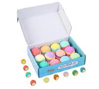 Palline da Bagno per Bambini con Dentro - Set Doccia 12 Pezzi | Bagnoschiuma Naturali - Regalo per Bambini e Bambine Compleanno Festività Estate Viaggio Hotel Campeggio