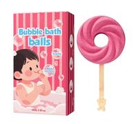 Palline Da Bagno Per Bambini | Forma Carina Di Lecca-Lecca Con Fragranza,Palline Da Bagno Fatte A Mano | Per Relax Spa Estate Cura Di Sé Regalo Compleanno Festa Bambini Ragazzi Ragazze