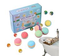 Palline Da Bagno Per Bambini - Set Per Il Lavaggio Frizzante Da 12 Pezzi, Bombe Colorate Per La Pulizia Del Corpo | Divertenti Per La Cura Della Pelle, Delicati Giocattoli Per La Creazione D