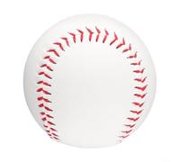 Palline da baseball da allenamento da 22,9 cm, senza marcatura, con nucleo in gomma di sughero, per lanciare e fare pratica di colpire (1 pezzo rigido)