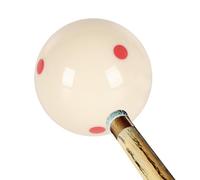 Palline Da Biliardo | Accessorio Da Allenamento per Palla Bianca Da Biliardo - Attrezzature per Esercizi in Resina a Punto Rosso per Principianti e Famiglia