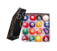 Palline da biliardo in miniatura | Palline da stucco per tavolo da biliardo, giocattoli educativi portatili per bambini con 16 pezzi per tavolo interno ed esterno