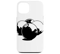 Palline da biliardo Schizzo Sport stecca Custodia per iPhone 13