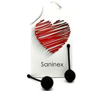 Palline da geisha nere intelligenti saninex, Larghezza 140 mm, Lunghezza 250 mm, Profondità 60 mm, Dipartimento DONNE, Colore Nero