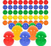 Palline da Gioco della Lotteria, 50 pezzi Palline della Lotteria 3 cm Palline di plastica divisibili Palline cave per lotteria, feste, attività, estrazioni a sorte, 5 colori