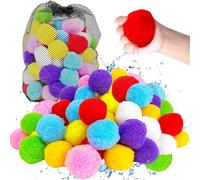 Palline da gioco in acqua - Palline di spugna colorate da 255 g, morbide per il libero | Versatile applicazione estiva per parchi, uso esterno, giochi di cattura, feste in piscina, attività in s