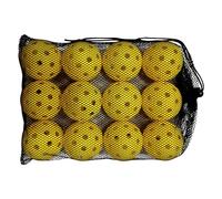 Palline Da Golf Allenamento per Giardino,12 Pezzi Attrezzature per Lanciare | Palline cave con Borsa a Rete a Cordona,per Interni Esterni Giardino Casa Scuola Parco Spiaggia
