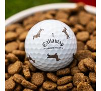 Palline da golf Callaway Chrome Tour Truvis Dachshund Edition confezione da 1...