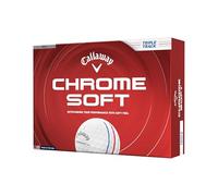 Palline da golf Callaway Golf Chrome Soft 2026, tripla pista, bianche