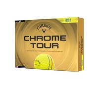 Callaway Palline da golf Chrome Tour Triple Track 2026 - Confezione da 12, giallo