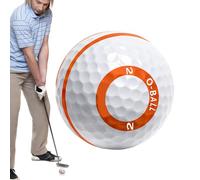 Palline Da Golf Da Allenamento - Linee Arancioni Ad Alta Visibilità, Palline Da Allenamento Portatili | Articoli Per L'allenamento Dello Swing, Pratica Del Golf In Giardino, Uso Interno, Miglioramento