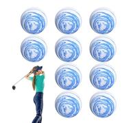 Palline da Golf da Pratica per Giardino - 10 Pezzi Leggere In Schiuma - Attrezzatura Per Riscaldamento Per Principianti Giardino Campo Esterno