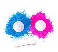 Palline da golf esplode, palline da golf esplode, palline divertenti che esplodono all'impatto, decorazione per feste di Natale di Halloween (con base di palla)