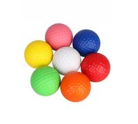 Palline da golf in gommapiuma, 7 pezzi, morbide palline da allenamento per interni ed esterni, con comportamento di volo realistico e spin, ideali per principianti di golf e professionisti, palline da