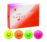 Palline da golf Kasco Made in JAPAN KIRA SWEET Smile Mark 1 dozzina 4 colori