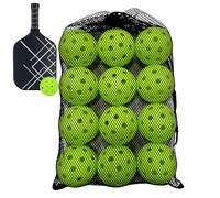 Palline Da Golf Per Allenamento - 12 Pezzi Attrezzatura da Pitching | Pallina Golf Cava con Sacchetto e Cordino | per Uomo Donna Giardino Parco Spiaggia Casa Scuola
