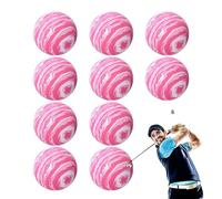 Palline Da Golf Per Interni - 10 Palline di Allenamento in Spugna per Pratica e Gioco | Per Principianti Giovani Adulti Pratica