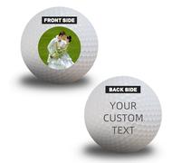 Palline da golf personalizzate fronte/retro con il tuo nome, logo o testo per regali unici ed eventi indimenticabili per gli amanti del golf, i tornei e le occasioni speciali