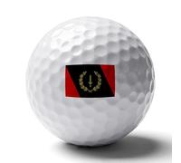Palline Da Golf Stampate Personalizzate - Divertenti Accessori Da Golfisti In Regalo Con Bandiera Afroamericana Pallina Da Golf Con Bandiera Mese Storia Dei Neri Per Amanti Golfistiisti Papà Marito