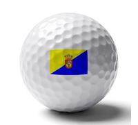 Palline Da Golf Stampate Personalizzate - Divertenti Accessori Da Golfisti In Regalo Con Bandiera Di Gran Canaria Palline Da Golf Da Allenamento Per Amanti Del Golfistiisti Papà Marito E Bambini