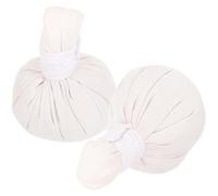 Palline da Massaggio alle Erbe 2 Pezzi in Cotone Bianco | Massaggio e Sollievo Dalla Fatica, Forma a Palla Semplice e Generosa, Uso in Varie Occasioni