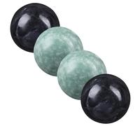 Palline da Massaggio in Marmo, 2 Set, per Mani e Dita | Forma Rotonda, Rilascio della Pressione, Uso in Terapia Fisica, Facili da Portare Sé