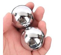 Palline da meditazione, 2 pezzi, in metallo, per esercizi per le dita, strumento sanitario per il relax e alleviare lo stress, per casa, in viaggio, in ufficio, yoga e pendolarismo